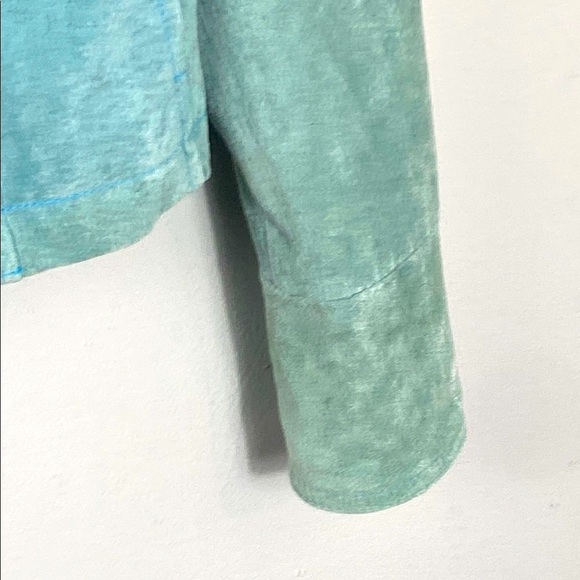 Live a Little Blue Blazer Suede-Like Jacket - Picture 14 of 16